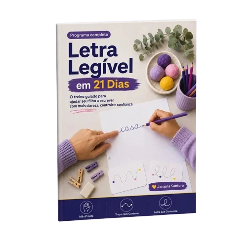Mockup do e-book Letra Legível em 21 Dias
